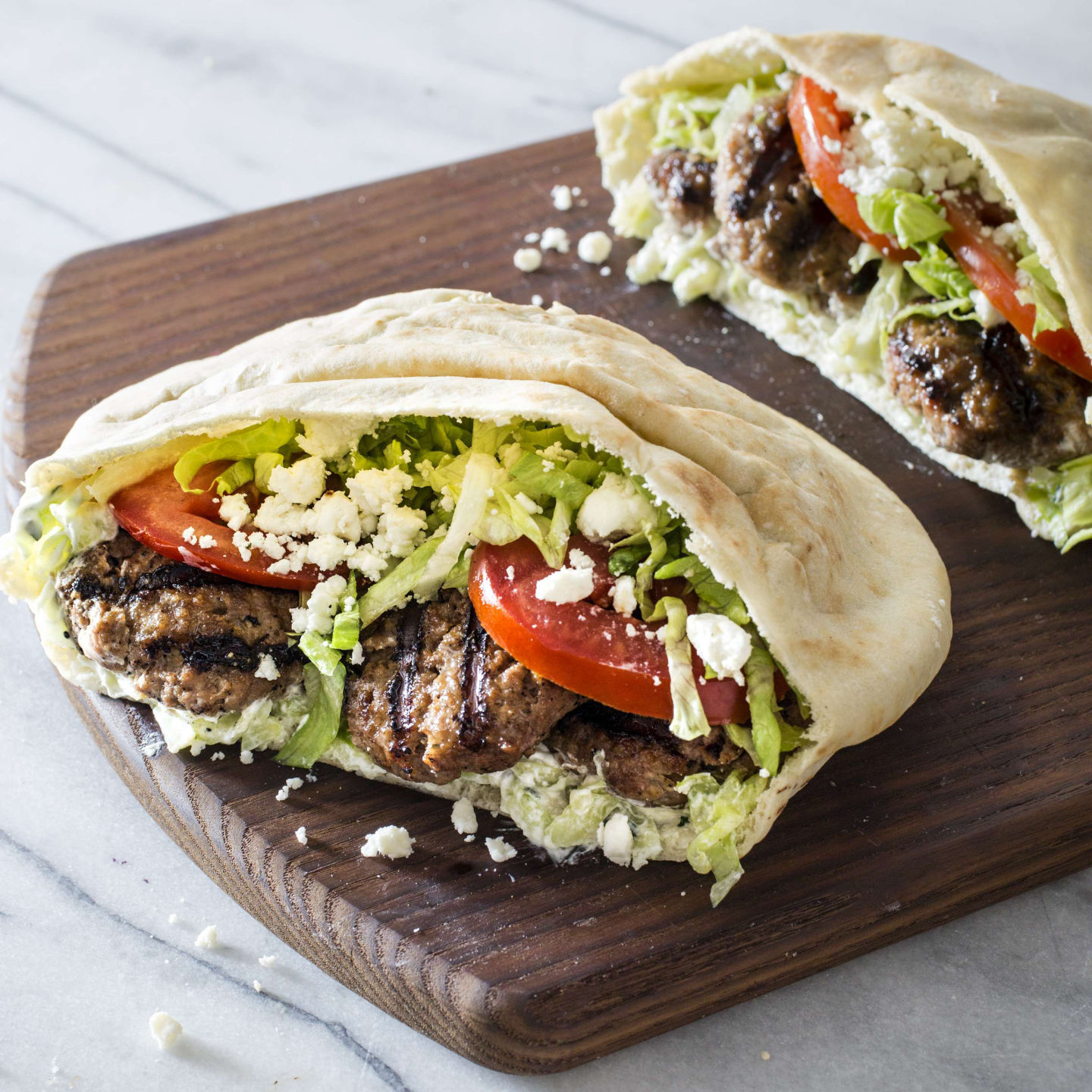 Food Column ATK Grilled Greek Style Lamb Pita
